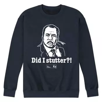 Мужской свитшот The Office Did I Stutter Licensed Character