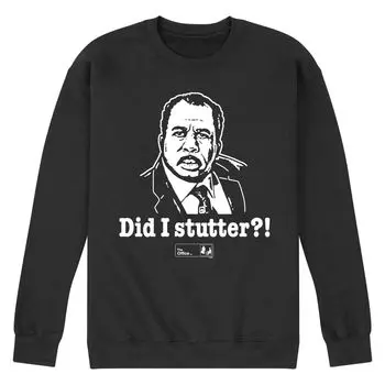 Мужской свитшот The Office Did I Stutter Licensed Character
