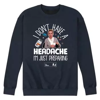 Мужской свитшот The Office Headache Licensed Character