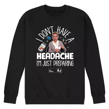 Мужской свитшот The Office Headache Licensed Character