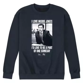 Мужской свитшот The Office Michael Love Inside Jokes Licensed Character