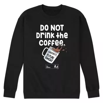Мужской свитшот The Office Not Drink Coffee Licensed Character