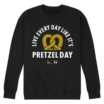 Мужской свитшот The Office Pretzel Day Licensed Character