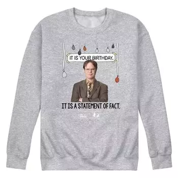 Мужской свитшот The Office Your Birthday Licensed Character