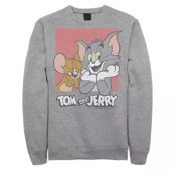 Мужской свитшот Tom & Jerry Tj Square Licensed Character