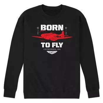Мужской свитшот Top Gun Maverick Born To Fly Licensed Character