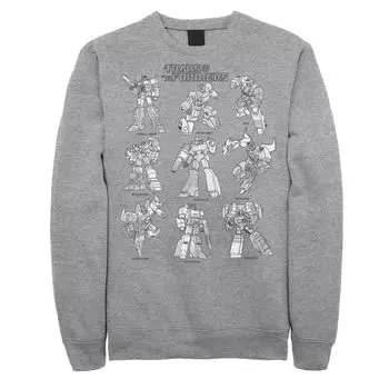 Мужской свитшот Transformers Sketches Stack Licensed Character
