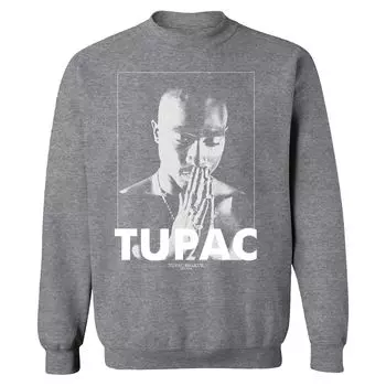 Мужской свитшот Tupac Praying Hands Licensed Character