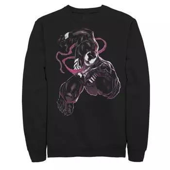 Мужской свитшот Venom Action Pose Tongue Marvel