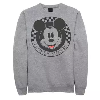 Мужской свитшот в клетку с изображением Микки Мауса и друзей Disney's Mickey Mouse Licensed Character