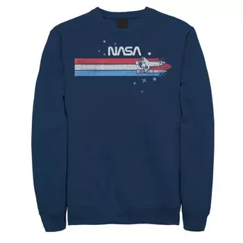 Мужской свитшот в полоску NASA Rocket Launch Licensed Character