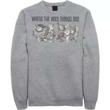 Мужской свитшот Where The Wild Things Are Max Parade Group Shot Licensed Character