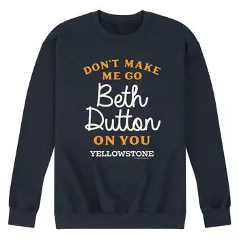 Мужской свитшот Yellowstone Beth Dutton Licensed Character