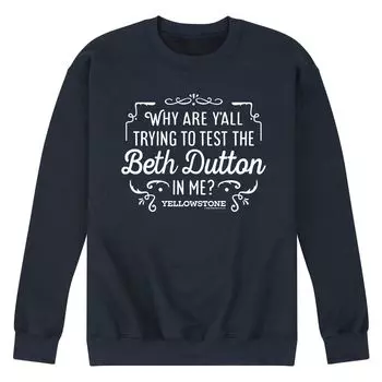 Мужской свитшот Yellowstone Beth Dutton Licensed Character