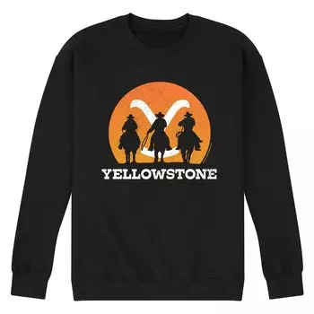 Мужской свитшот Yellowstone Cowboy Sunset Licensed Character