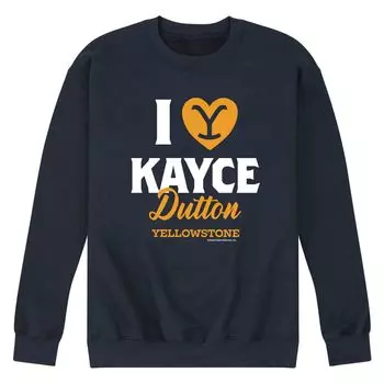 Мужской свитшот Yellowstone I Love Kayce Licensed Character