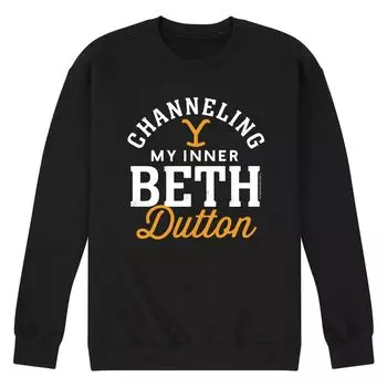 Мужской свитшот Yellowstone Inner Beth Licensed Character