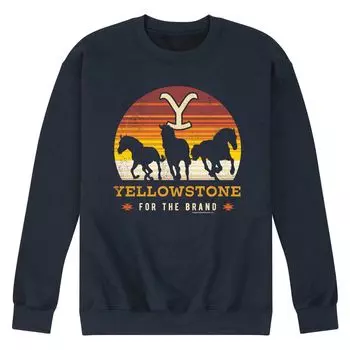 Мужской свитшот Yellowstone Wild Horses Licensed Character