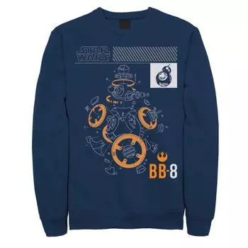 Мужской свитшот «Звездные войны BB-8» Licensed Character