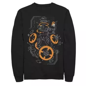 Мужской свитшот «Звездные войны BB-8» Licensed Character