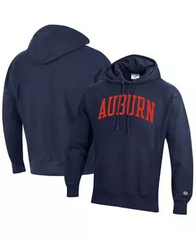 Мужской темно-рыжий пуловер с капюшоном обратного плетения Team Arch Auburn Tigers Team Arch Champion