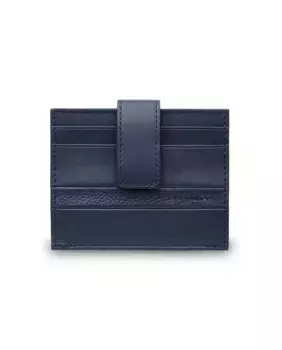 Мужской темно-синий кожаный держатель для карт Miguel Bellido, тёмно-синий