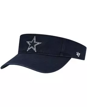 Мужской темно-синий козырек Dallas Cowboys Clean Up Visor '47 Brand