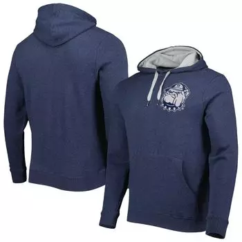 Мужской темно-синий пуловер с капюшоном Mitchell & Ness Georgetown Hoyas Classic French Terry