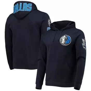 Мужской темно-синий пуловер с капюшоном Pro Standard Dallas Mavericks Chenille Team
