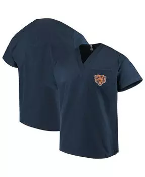 Мужской темно-синий топ с принтом chicago bears Concepts Sport, синий