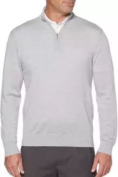 Мужской термо-пуловер для гольфа Callaway из шерсти мериноса на молнии 1/4