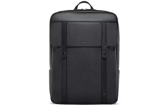 Мужской тканевый рюкзак для ноутбука SAMSONITE большого размера, черно-серого цвета