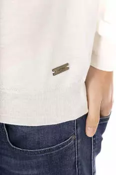 Мужской тканевый свитер Baldinini Trend, белый