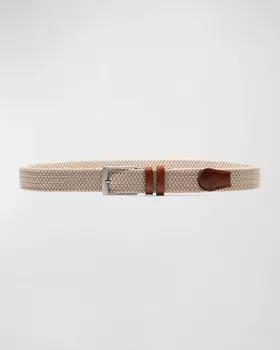 Мужской тканый ремень Надаль Magnanni, цвет Beige