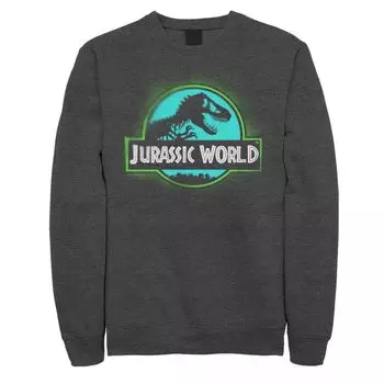Мужской толстовка с логотипом Jurassic World Two с граффити и аэрозольной краской Licensed Character
