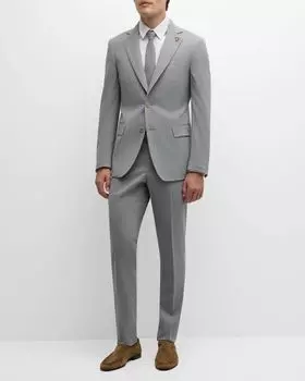 Мужской тонкий костюм-двойка Pal Zileri, цвет 21 Light Grey