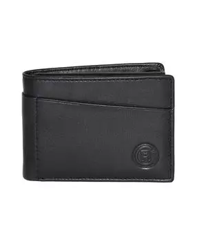 Мужской тонкий складной кошелек со съемным удостоверением личности Club Rochelier