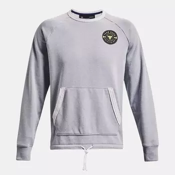 Мужской тяжелый махровый свитер Project Rock Under Armour, серый