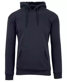 Мужской тяжелый пуловер с капюшоном на флисовой подкладке Galaxy By Harvic, синий