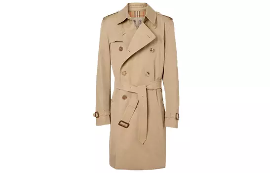 Мужской тренч Burberry, цвет Camel