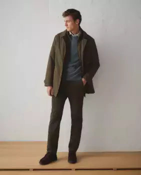 Мужской тренч с ветровкой Lloyd's, цвет Kaki