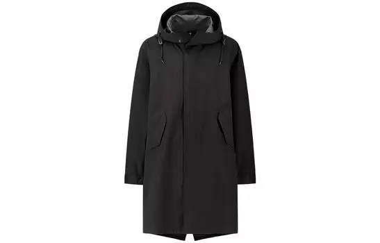 Мужской тренч UNIQLO, цвет Black