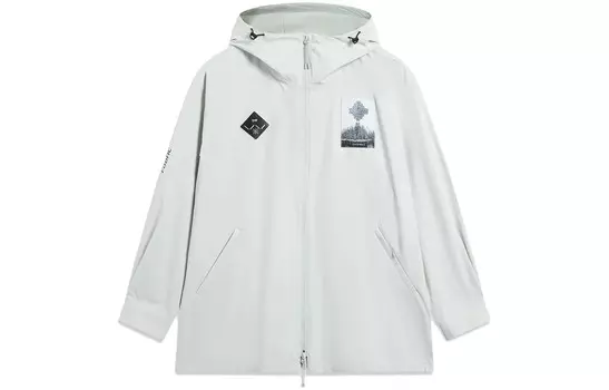 Мужской тренчкот Wade Collection светло-серый Lining, серый