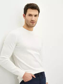 Мужской трикотажный свитер с круглым вырезом и длинными рукавами LCW Vision