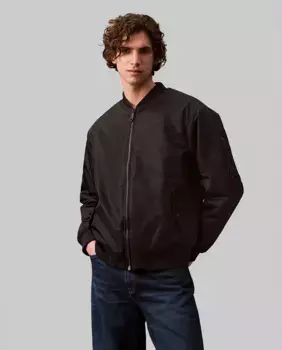 Мужской утепленный бомбер Calvin Klein Jeans, черный