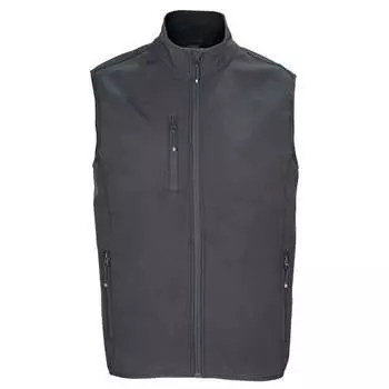 Мужской утеплитель из софтшелла Falcon из переработанного сырья Sols, черный