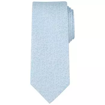 Мужской узкий галстук с цветочным принтом на заказ Bespoke, цвет Blue Cresecent