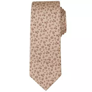 Мужской узкий галстук с цветочным принтом на заказ Bespoke