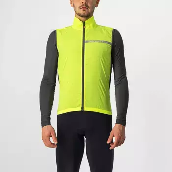 Мужской велосипедный жилет Castelli Squadra стрейч, желтый