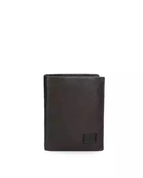 Мужской вертикальный кожаный кошелек Chief коричневого цвета Pepe Jeans